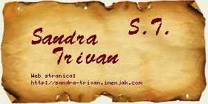 Sandra Trivan vizit kartica